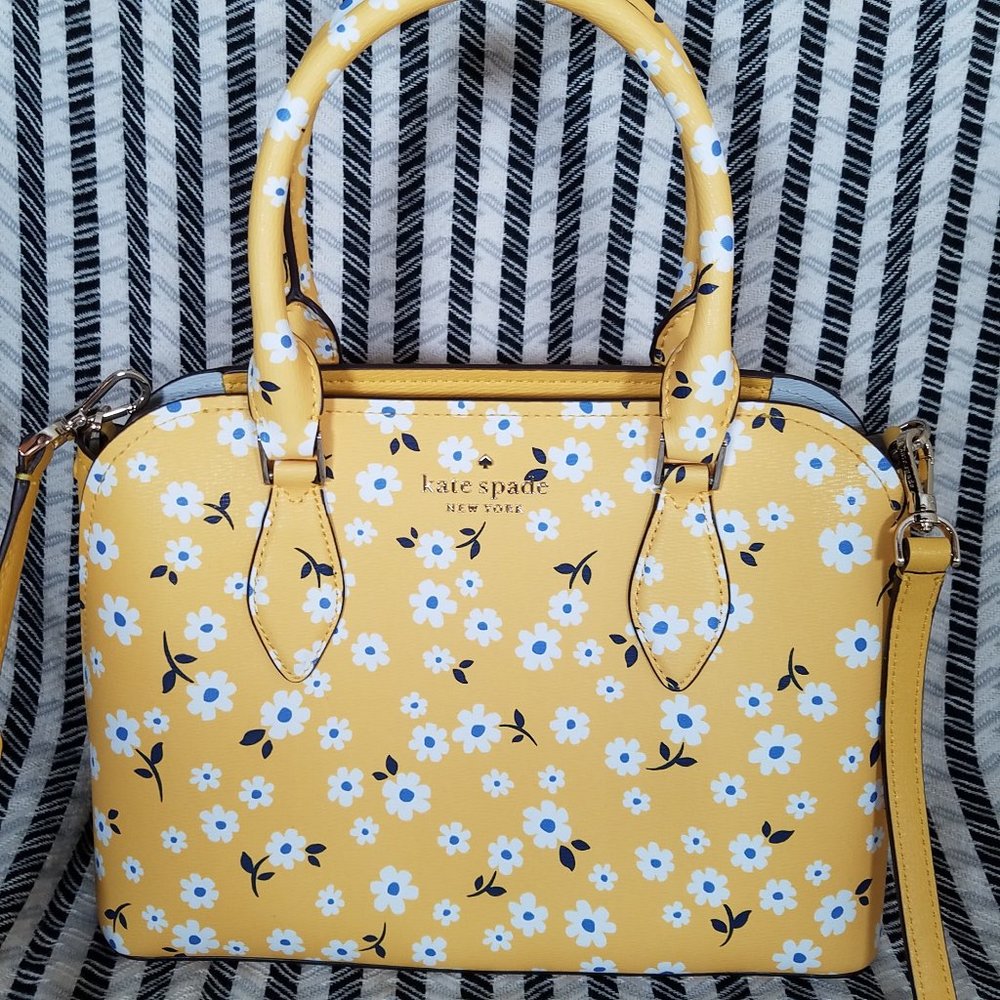 Darcy Fleurette Kate Spade Small Satchel Floral - Picture 4 of 12